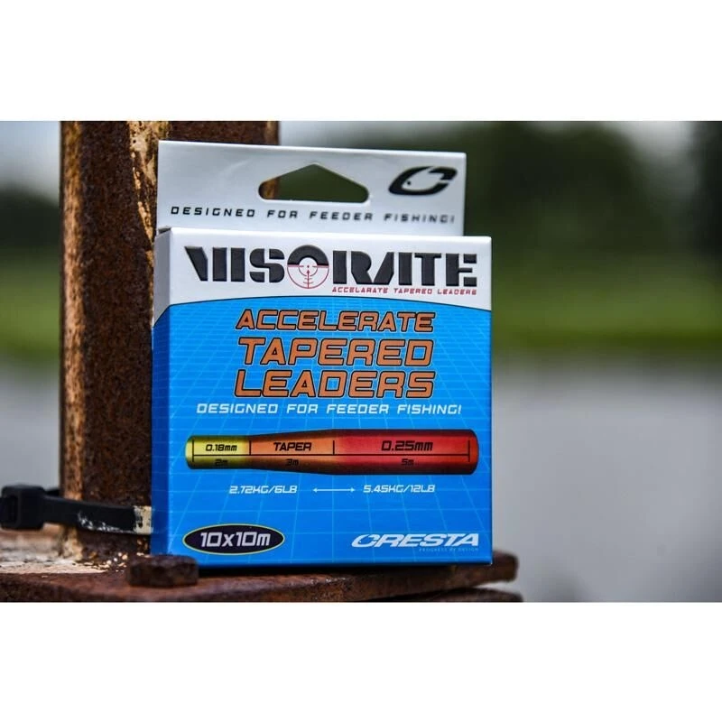 Cresta Visorate Accelerate Tapered Leaders 0.18-0.25mm - Afbeelding 4
