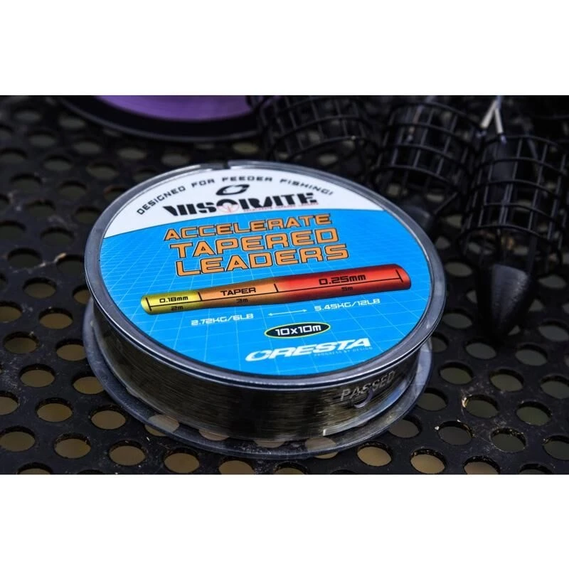 Cresta Visorate Accelerate Tapered Leaders 0.18-0.25mm - Afbeelding 6