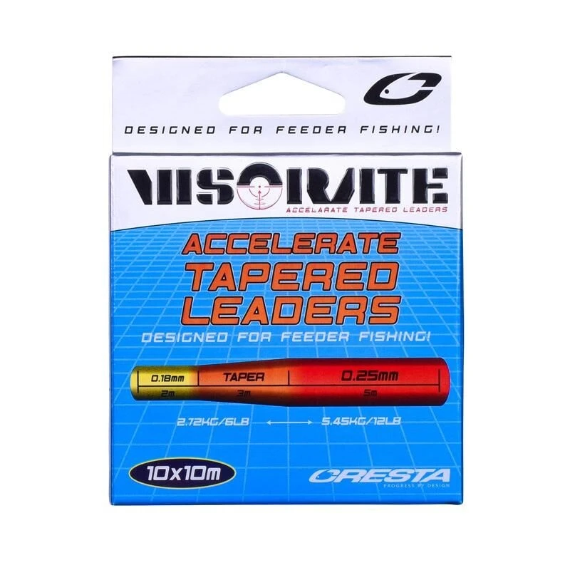 Cresta Visorate Accelerate Tapered Leaders 0.18-0.25mm - Afbeelding 8