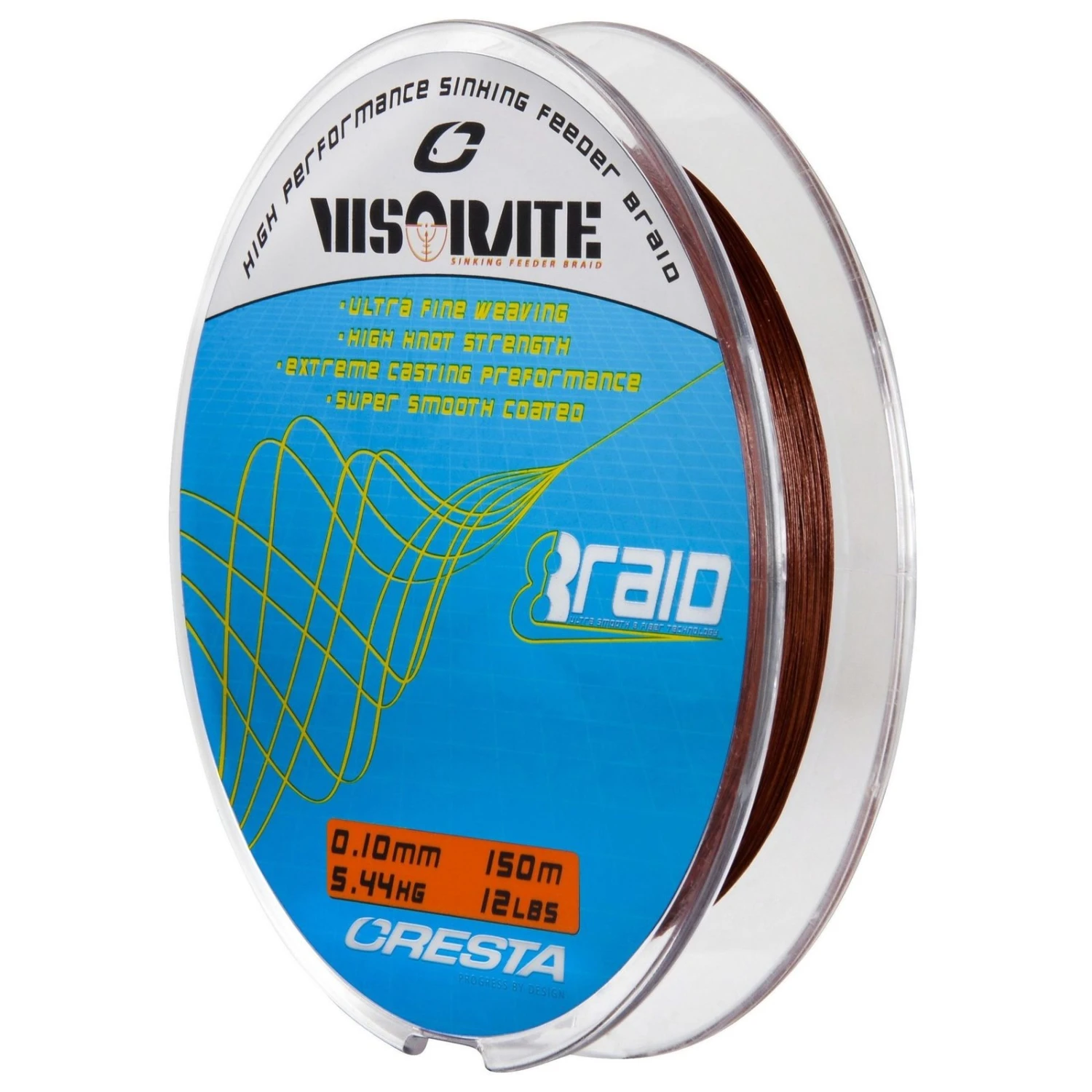 Cresta Visorate Sinking Feeder Braid - Afbeelding 2