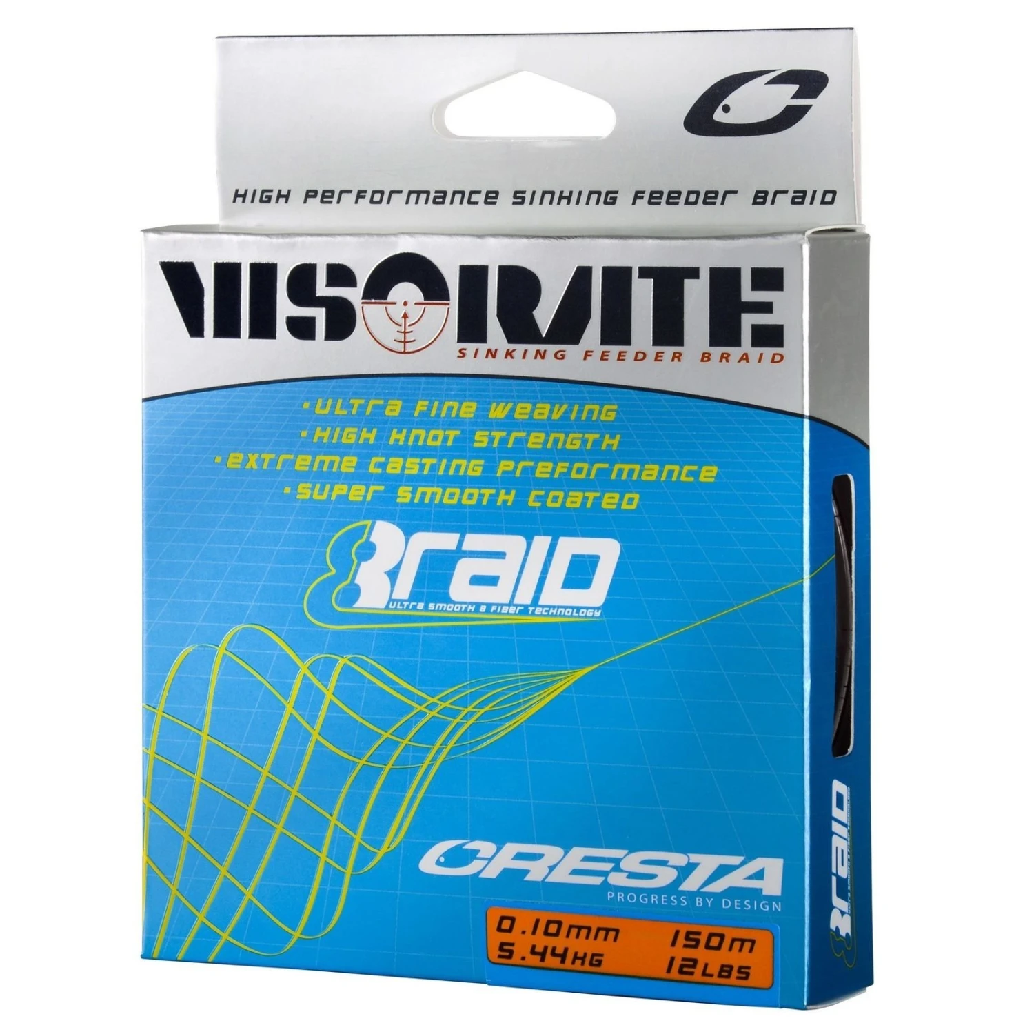 Cresta Visorate Sinking Feeder Braid - Afbeelding 5