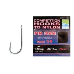 PR 322 Competition Barbed Hook To Nylon 8”